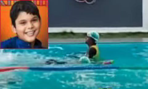 நீச்சல் குளத்தில் மூழ்கி சிறுவன் உயிரிழப்பு