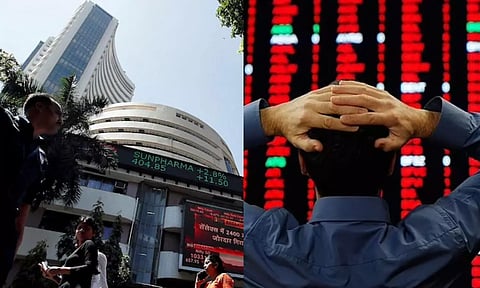 சரசரவென சரிந்த சென்செக்ஸ் புள்ளிகள்.. ரூ.15 லட்சம் கோடிக்கு துண்டு
