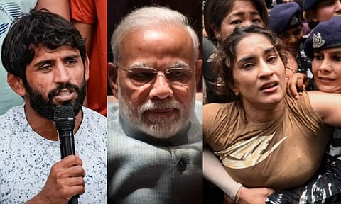 மோடியின் ஃபோனுக்கு தான் வெயிட்டிங்.. வினேஷ் போகத்திடம் பேச துணிவு இருக்கிறதா? - பஜ்ரங் புனியா