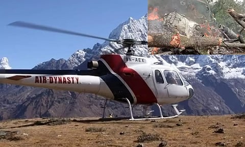 நேபாளத்தில் ஹெலிகாப்டர் விபத்து- 5 பேர் உயிரிழப்பு