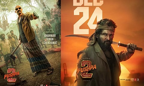 ஃபஹத் ஃபாசிலின் பிறந்தநாளை முன்னிட்டு வெளியான புஷ்பா 2 திரைப்படத்தின் மாஸான போஸ்டர்