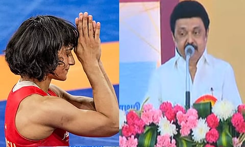 மல்யுத்த வீராங்கனை வினேஷ் போகத் பற்றி பேசி மாணவர்களை ஊக்குவித்த முதலமைச்சர்