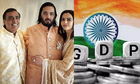 அம்பானி குடும்பத்தின் சொத்துமதிப்பு இந்தியாவின் 10% GDP-க்கு சமம் - மலைக்க வைக்கும் அறிக்கை