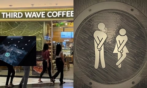 பெண்கள் கழிவறையில் ரகசிய கேமரா.. பிரபல காபி ஷாப்பில் ஷாக்