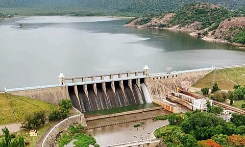 திருப்பூரில் பலத்த மழை: நீர்வரத்து அதிகரிப்பால் அமராவதி அணை நிரம்பியது