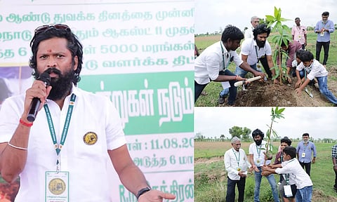 இயற்கையை பாதுகாக்கனும்.. தமிழகம் முழுக்க மரக்கன்றுகள் நடும் நடிகர் சௌந்தரராஜா