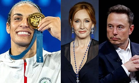 இமானே கெலிஃப் பாலின கேலி புகாரில் ஹாரி பாட்டர் எழுத்தாளரும் எலான் மஸ்க்கும்.. என்ன சொன்னார்கள்?