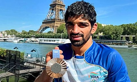 ஒலிம்பிக்கில் பதக்கம் வென்ற அமன் ஷெராவத்துக்கு ரெயில்வேயில் பதவி உயர்வு