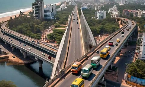 போக்குவரத்து நெரிசலை தடுக்க திருவான்மியூர்-உத்தண்டி இடையே உயர்மட்ட சாலை