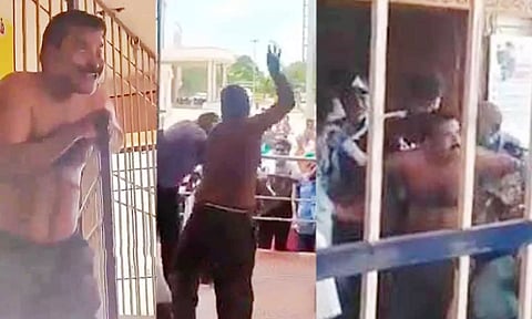 வலைத்தள வாசிகளின் சேட்டை: மனநலம் பாதித்தவரை குரங்கு போல் மாறியதாக திசை திருப்பி விட்டனர்