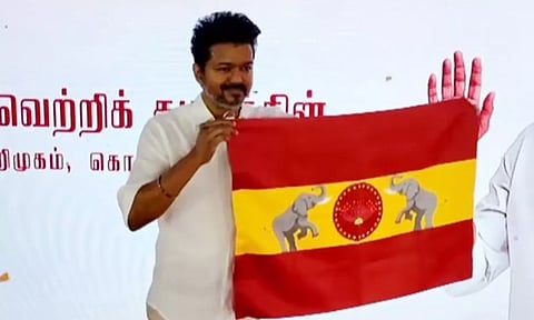 vijay tvk flag