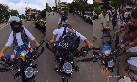 bike dupatta