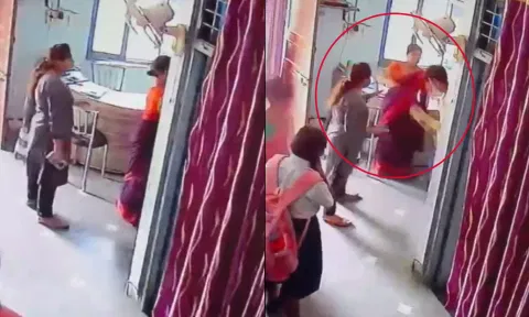 டிசி வாங்க வந்த மாணவனை ஃபீஸ் கட்டச் சொல்லி அடித்துத் துவைத்த ப்ரின்சிபல்.. பரபர வீடியோ