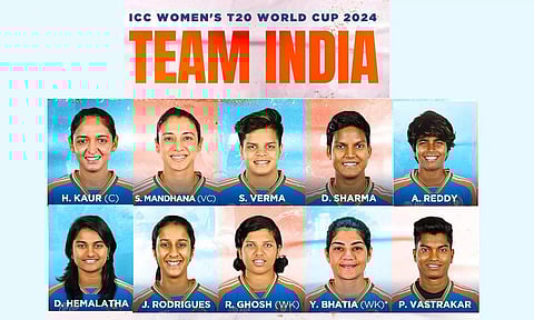 பெண்கள் டி20 உலகக் கோப்பை: ஹர்மன்ப்ரீத் கவுர் தலைமையிலான இந்திய அணி அறிவிப்பு