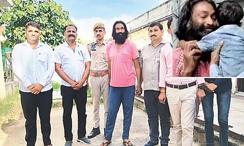 கடத்தியவரை விட்டு தாயுடன் செல்ல மறுத்து அடம்பிடித்த குழந்தை