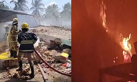 பட்டாசு கிடங்கில் வெடி விபத்து- இருவர் உயிரிழப்பு