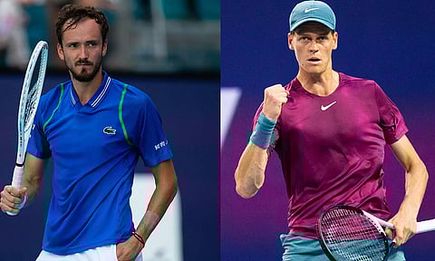 அமெரிக்க ஓபன்: 4வது சுற்றுக்கு முன்னேறினர் சின்னர், மெத்வதேவ்