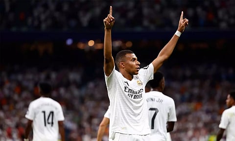 லா லிகா: ரியல் மாட்ரிட் அணிக்காக முதல் கோலை பதிவு செய்தார் எம்பாப்பே