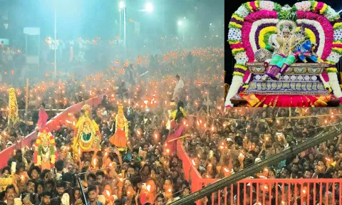 ஆவணி மாத அமாவாசை: மேல்மலையனூரில் லட்சக்கணக்கான பக்தர்கள் சாமி தரிசனம்