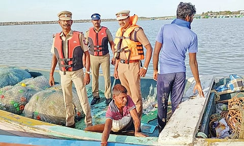 ஆறுகாட்டுத்துறை கடற்கரை பகுதியில் "சாகர் கவாச்" பாதுகாப்பு ஒத்திகை