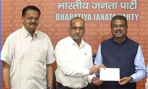 பா.ஜ.க.வில் இணைந்தார் முன்னாள் பிஜு ஜனதா தள எம்.பி.