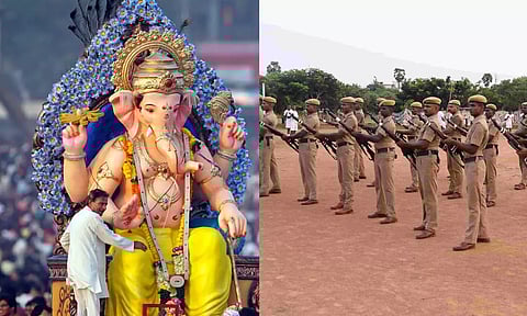 விநாயகர் சதுர்த்தி- தமிழகம் முழுவதும் 64,217 போலீசார் பாதுகாப்பு