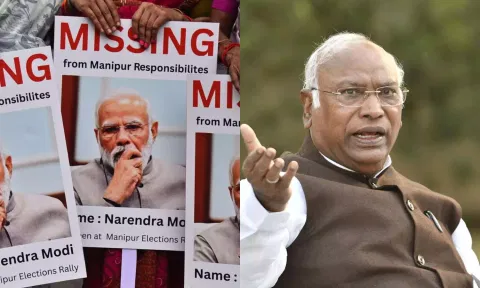 'மணிப்பூருக்காக 1 நொடி கூட மோடி செலவிடவில்லை.. மன்னிக்கவே முடியாத தோல்வி' - கார்கே காட்டம்