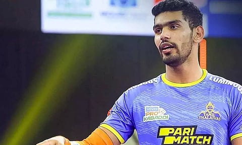 புரோ கபடி லீக்: தமிழ் தலைவாஸ் அணியின் கேப்டனாக சாகர் நியமனம்