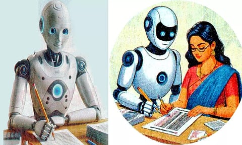 தேர்வு தாளில் இனி கிறுக்க முடியாது... கல்லூரி விடைத்தாள் திருத்த வந்தாச்சு ஏஐ தொழில்நுட்ப எந்திரன்