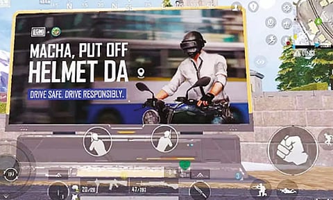 'பப்ஜி' விளையாட்டு மூலம் விழிப்புணர்வு- பெங்களூரு போக்குவரத்து போலீசாரின் புதிய முயற்சி