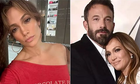 Jennifer Lopez drinking - divorce