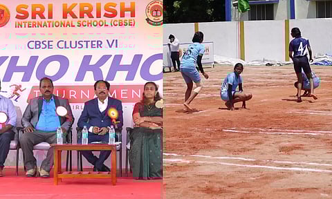 தேசிய அளவில் கோ கோ போட்டி - கோவூர் ஸ்ரீ கிரிஷ் இண்டெர்நேஷனல் பள்ளி முதலிடம்