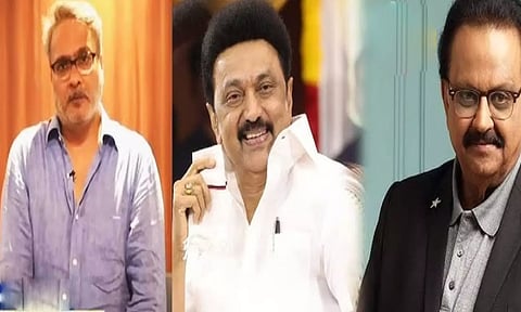 காம்தார் சாலைக்கு எஸ்.பி.பாலசுப்பிரமணியம் பெயர்: முதலமைச்சருக்கு எஸ்.பி.பி.சரண் நன்றி