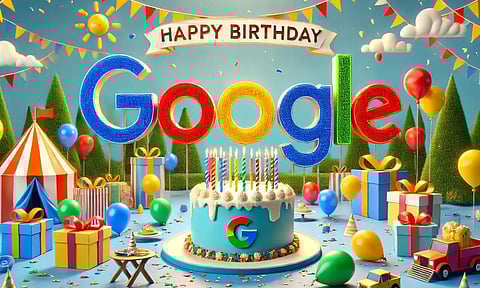 இன்று `கூகுள்' பிறந்தநாள்..!