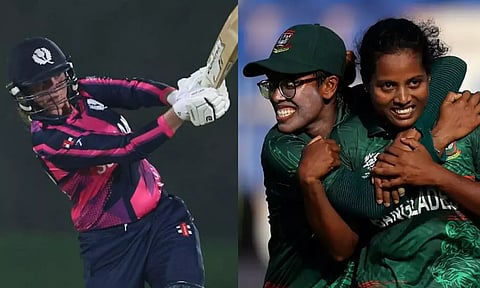 மகளிர் டி20 உலகக் கோப்பை: ஸ்காட்லாந்து அணியை வீழ்த்தி வங்கதேசம் வெற்றி