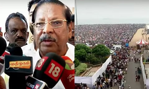 மகாமக விழாவில் 100-க்கும் மேற்பட்டவர்கள் இறந்தார்களே? எடப்பாடி பழனிசாமிக்கு ஆர்.எஸ்.பாரதி கேள்வி