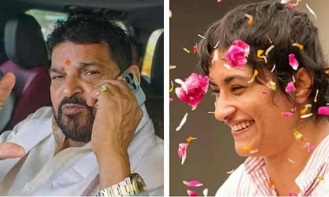 வினேஷ் போகத் வெற்றி பெற எனது பெயர் உதவியது- பிரிஜ் பூஷன் சிங்