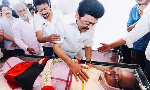 முரசொலி செல்வம் மறைவுக்கு மு.க.ஸ்டாலின் இரங்கல்