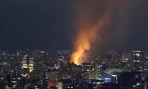 பெய்ரூட் மீது இஸ்ரேல் வான்வெளி தாக்குதல்: 22 பேர் உயிரிழப்பு