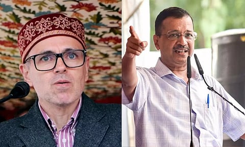 ஜம்மு காஷ்மீர் தேர்தலில் முதல் முறையாக வென்ற ஆம் ஆத்மி உமர் அப்துல்லா கட்சிக்கு ஆதரவு