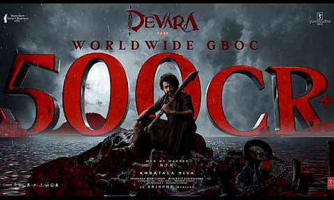 வசூலில் உலகளவில் 500 கோடியை தாண்டிய `தேவரா'