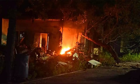 மாமல்லபுரத்தில் மர்ம பொருள் வெடித்து வீடுகள் சேதம்