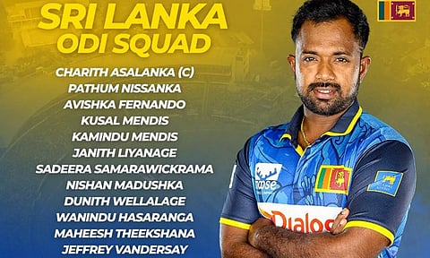 வெஸ்ட் இண்டீஸ்க்கு எதிரான ஒருநாள் தொடர்; இலங்கை அணி அறிவிப்பு