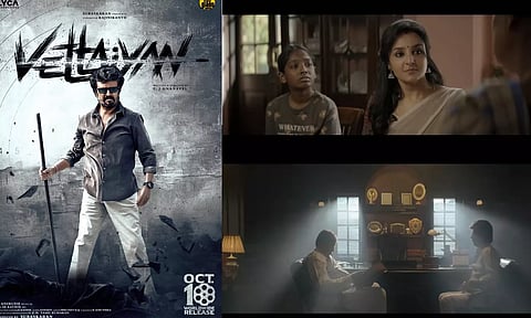 `இப்போலாம் சட்டம் ஆளுக்கேத்த மாதிரி வலையும், நெளியும்' - வேட்டையன் அன்சீன் வீடியோ வெளியானது