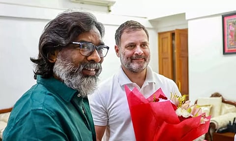 ஜார்க்கண்ட் சட்டசபை தேர்தல்: காங்கிரஸ், ஜே.எம்.எம். கட்சிகள் இணைந்து 70 தொகுதிகளில் போட்டி