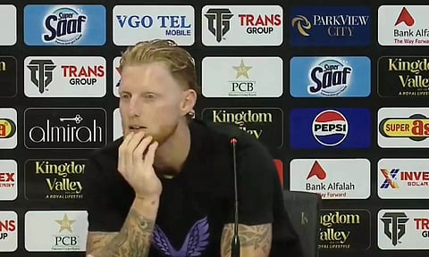 பென் ஸ்டோக்ஸை ஆங்கிலத்தில் குழப்பிய பாகிஸ்தான் நிருபர் - வீடியோ வைரல்