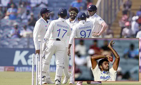 புனே டெஸ்ட் 2-வது இன்னிங்சில் நியூசிலாந்து 255 ரன்னில் ஆல்அவுட்- இந்தியாவுக்கு 359 வெற்றி இலக்கு