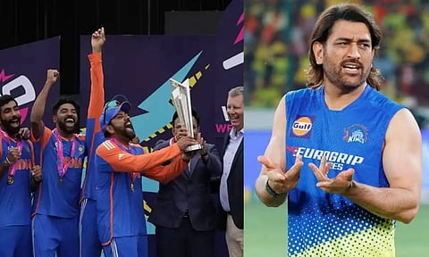 டி20 உலகக் கோப்பை 2024 இறுதிப்போட்டி குறித்து மனம் திறந்த டோனி- வைரல் வீடியோ