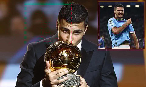 பலோன் டி'ஆர் 2024 விருதை வென்றார் மான்செஸ்டர் சிட்டி மிட் பீல்டர் ரோட்ரி