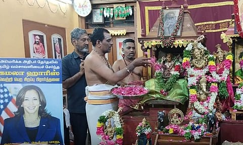 அமெரிக்க அதிபர் தேர்தல்- கமலா ஹாரிஸ் வெற்றிபெற மதுரையில் சிறப்பு பிரார்த்தனை